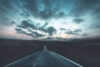 Illinois highway at evening