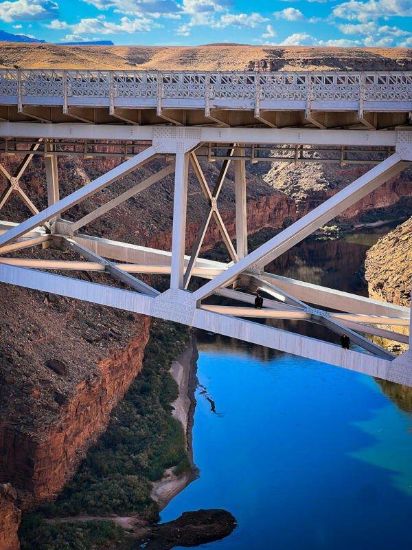 Navajo Bridge and Colorado River