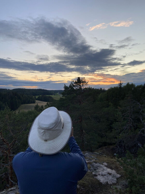 David Gessner glasses an eagle-own in Finland