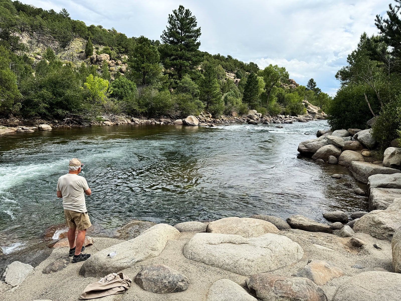 Fishing on the Arkansas River