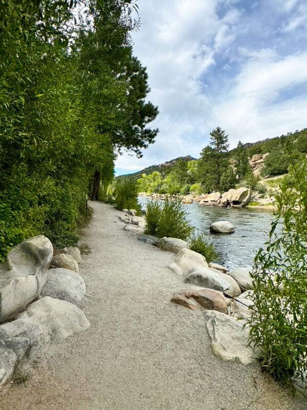 Path along Arkansas River