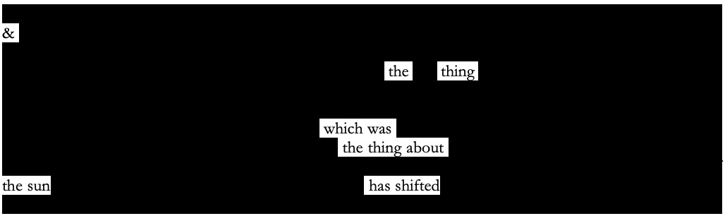 Ars Poetica erasure poem part 2