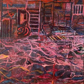 Houseboats on the Hudson, by Anne Flash