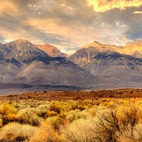 Southern Sierra Nevadas in afternoon light