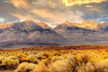 Southern Sierra Nevadas in afternoon light