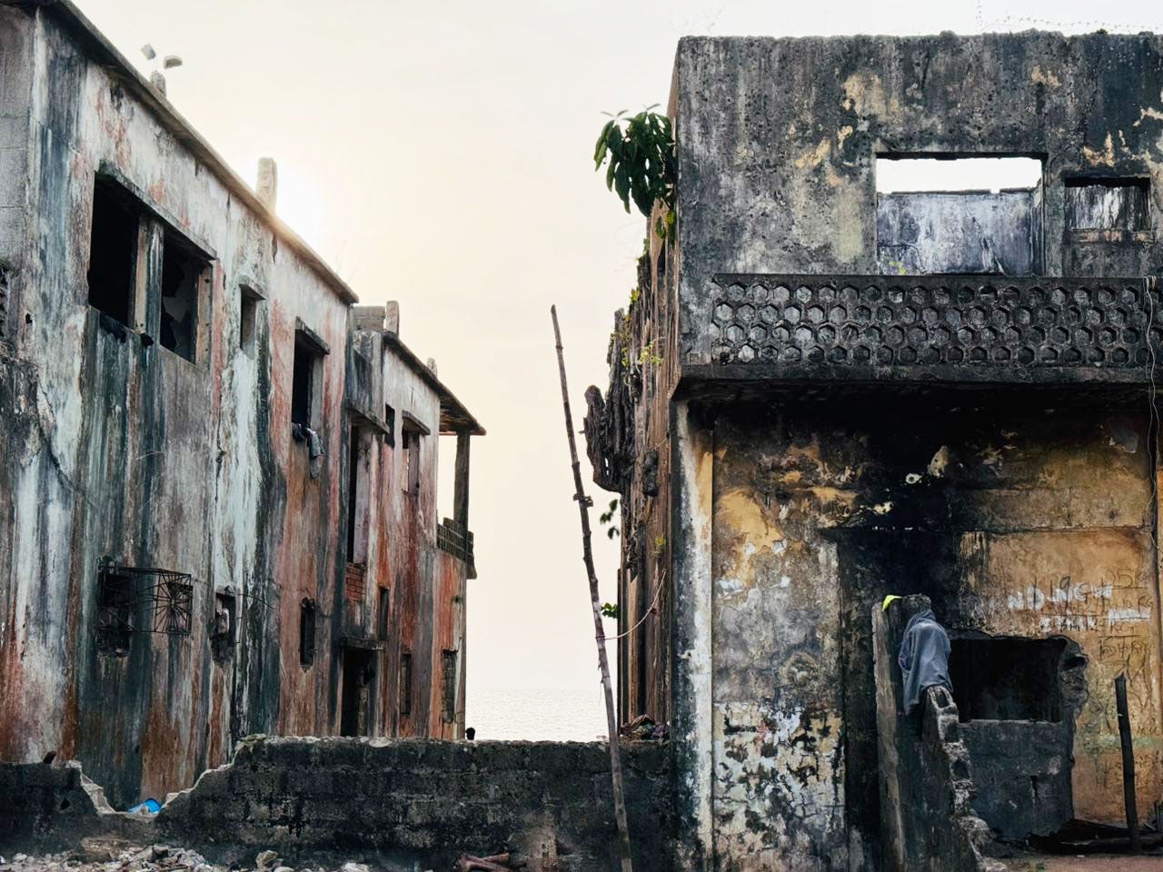 What remains standing