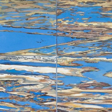 Detail, Meditations on Geometries of Water: Summer Lake.